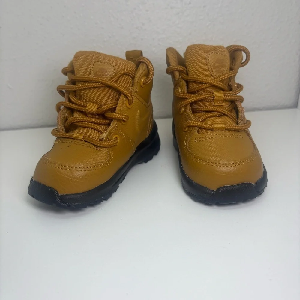 Nike Manoa LTR TD Tan Brown Boot Shoe Toddler SZ 4C BQ5374-700